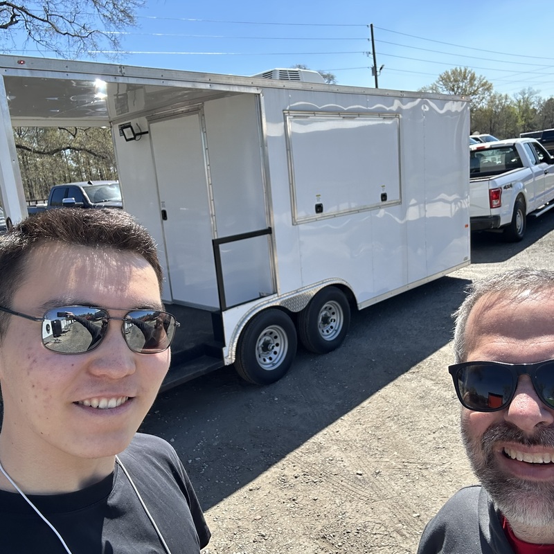 Day 1- picking up the "porch trailer" in Georgia